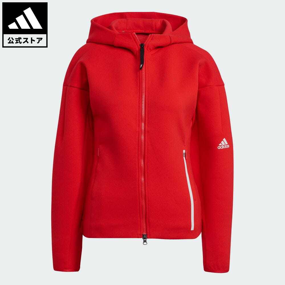 楽天市場 公式 アディダス Adidas 返品可 アディダス Z N E スポーツウェア パーカー アスレティクス レディース ウェア 服 トップス パーカー フーディー ジャージ 赤 レッド H トレーナー Adidas Online Shop 楽天市場店