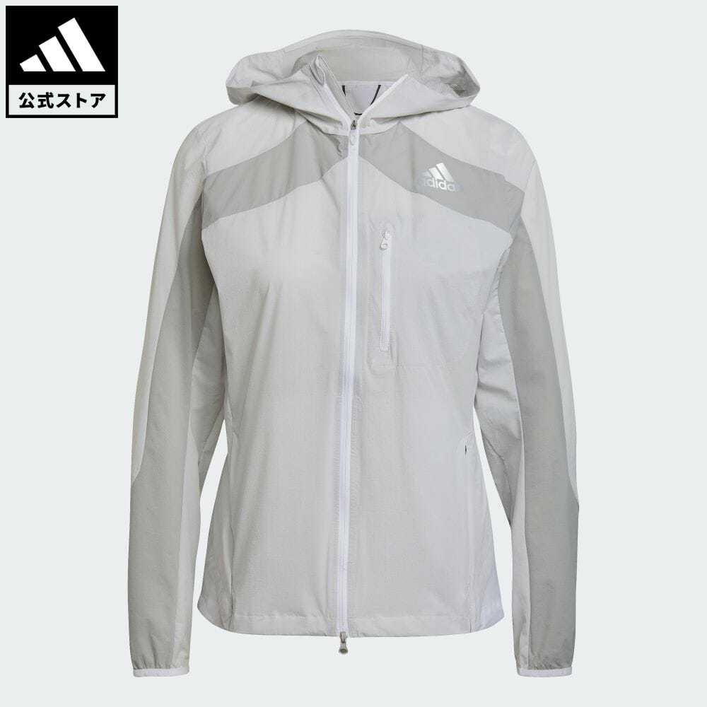 楽天市場 公式 アディダス Adidas 返品可 ランニング アディゼロ マラソン ジャケット レディース ウェア 服 アウター ジャケット 白 ホワイト Gt9742 ランニングウェア Adidas Online Shop 楽天市場店