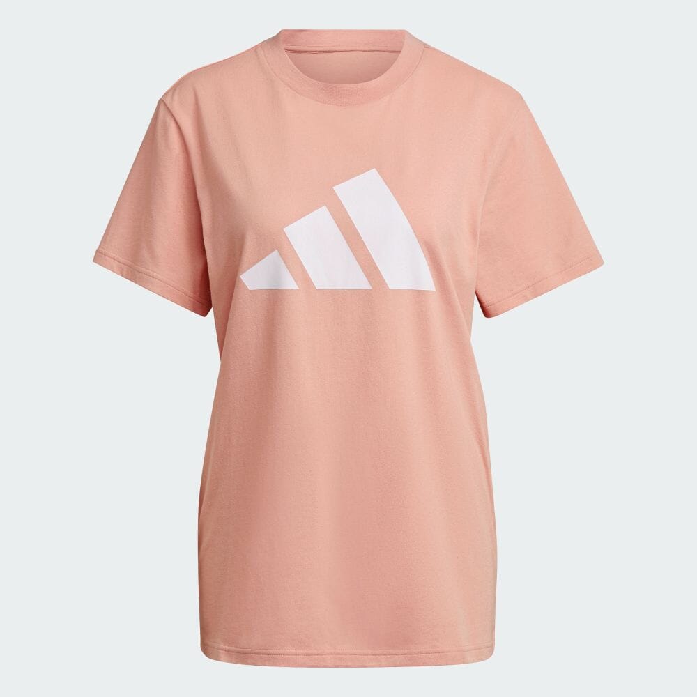 2022秋冬新作 アディダス adidas 返品可 スポーツウェア フューチャー アイコン ロゴ グラフィック 半袖Tシャツ レディース ウェア 服  トップス Tシャツ ピンク H24101 半袖 www.servitronic.eu