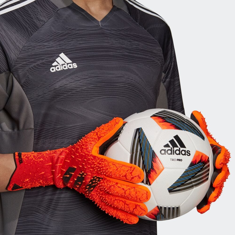 公式 アディダス Adidas 返品可 サッカー プレデター プロ ゴールキーパーグローブ メンズ アクセサリー 手袋 グローブ キーパーグローブ 赤 レッド Gr1529 Sermus Es