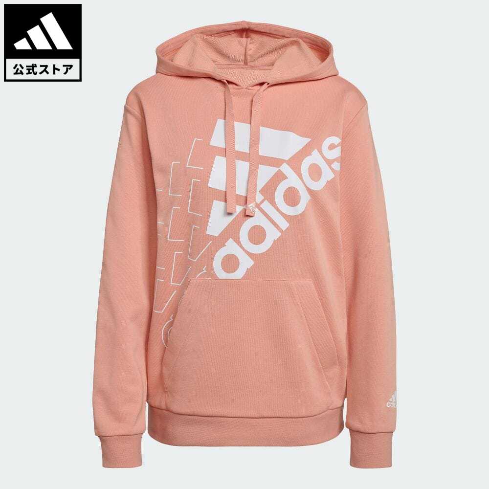 楽天市場 公式 アディダス Adidas 返品可 ブランドラブ スランテッドロゴ リラックスパーカー レディース ウェア 服 トップス パーカー フーディー スウェット トレーナー ピンク Gs1373 トレーナー Adidas Online Shop 楽天市場店