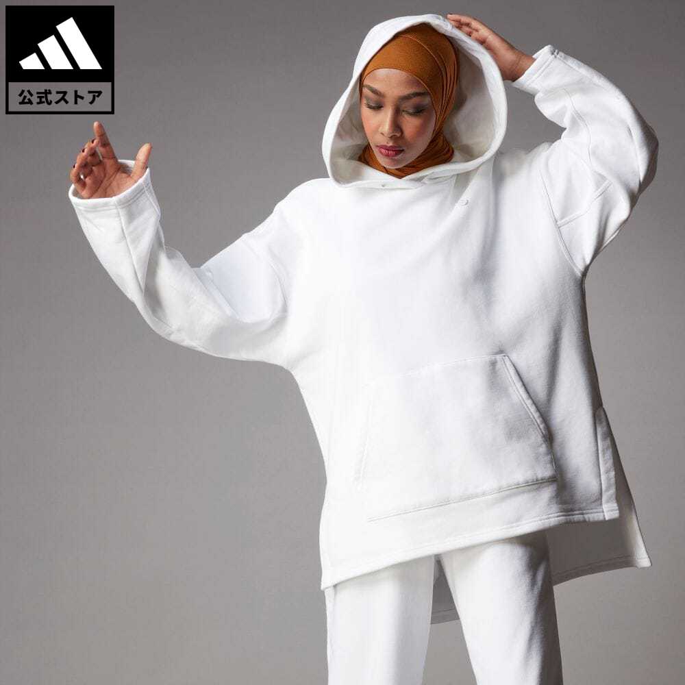 公式 アディダス Adidas 返品可 アディカラー フリース パーカー オリジナルス レディース ウェア 服 トップス パーカー フーディー スウェット トレーナー 白 ホワイト H トレーナー Cdm Co Mz