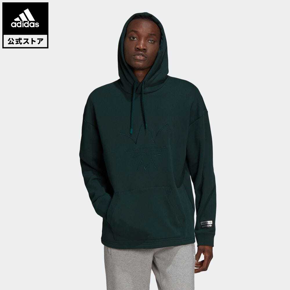 公式 アディダス Adidas 返品可 R Y V グラフィックパーカー オリジナルス メンズ ウェア 服 トップス パーカー フーディー スウェット トレーナー 緑 グリーン H トレーナー Cdm Co Mz