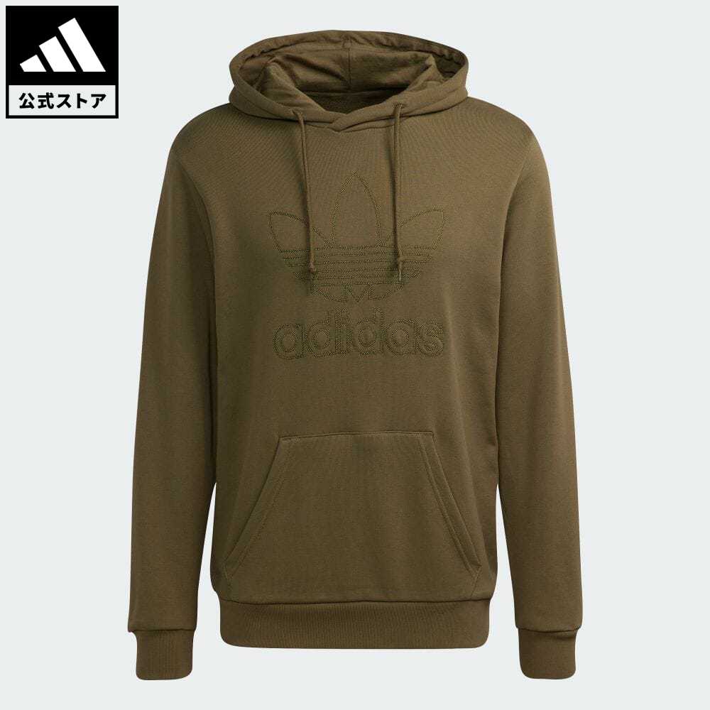 楽天市場 公式 アディダス Adidas 返品可 グラフィック トレフォイルシリーズ パーカー オリジナルス メンズ ウェア 服 トップス パーカー フーディー スウェット トレーナー 緑 グリーン H Nm Otd トレーナー Adidas Online Shop 楽天市場店