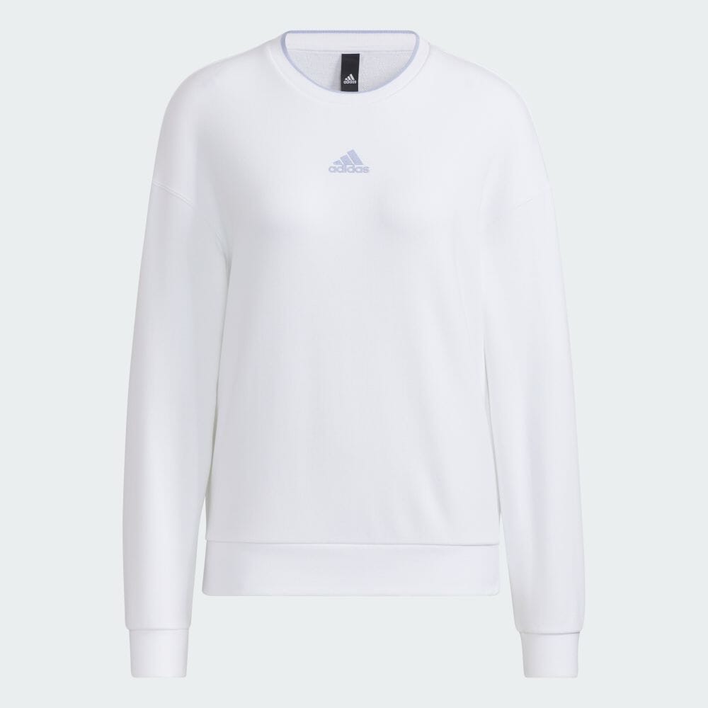 公式 アディダス Adidas 返品可 グロス スウェットシャツ アスレティクス レディース ウェア 服 トップス スウェット トレーナー 白 ホワイト H Almarkhiyagallery Com