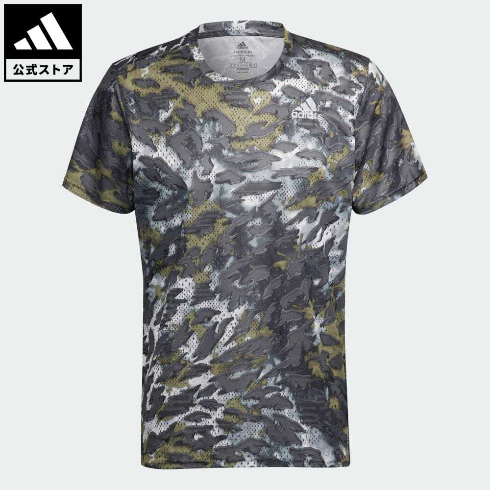 楽天市場 公式 アディダス Adidas 返品可 ランニング アディダス ファスト グラフィック プライムブルー 半袖tシャツ メンズ ウェア 服 トップス Tシャツ グレー H ランニングウェア 半袖 Adidas Online Shop 楽天市場店