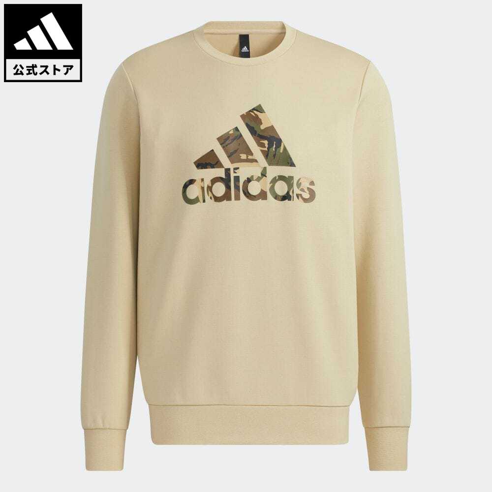 楽天市場 公式 アディダス Adidas 返品可 フューチャーアイコン カモ スウェットシャツ メンズ ウェア 服 トップス スウェット トレーナー ベージュ H Adidas Online Shop 楽天市場店