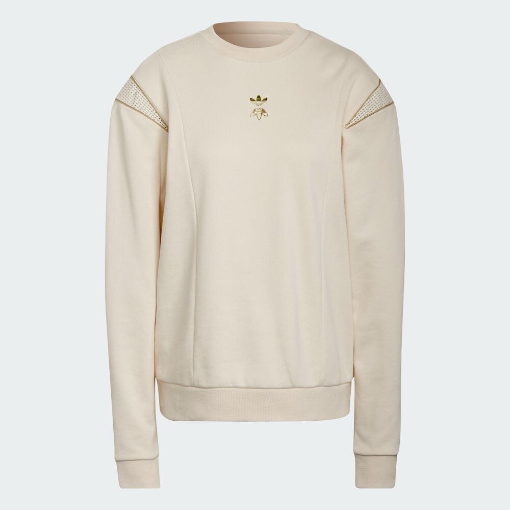 公式 アディダス Adidas 返品可 乗り組 スウェット オリジナルス レディース ウェア 服 トップス スウェット トレーナー 白 ホワイト Hg6681 Fyc Almarkhiyagallery Com