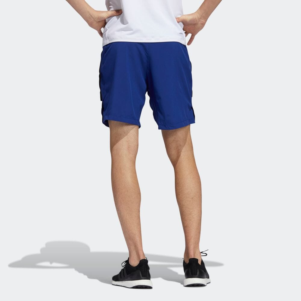 公式 アディダス Adidas 返品可 ジム トレーニング スタジオ テック ショーツ メンズ ウェア 服 ボトムス ハーフパンツ 青 ブルー H Lindnercapital Com