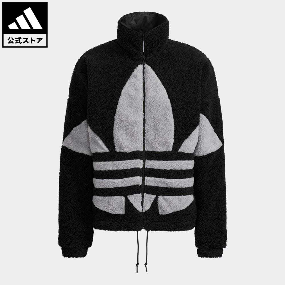 楽天市場 公式 アディダス Adidas 返品可 シェルパ ジャケット オリジナルス レディース メンズ ウェア 服 アウター ジャケット 黒 ブラック Hc0325 Fyc Adidas Online Shop 楽天市場店