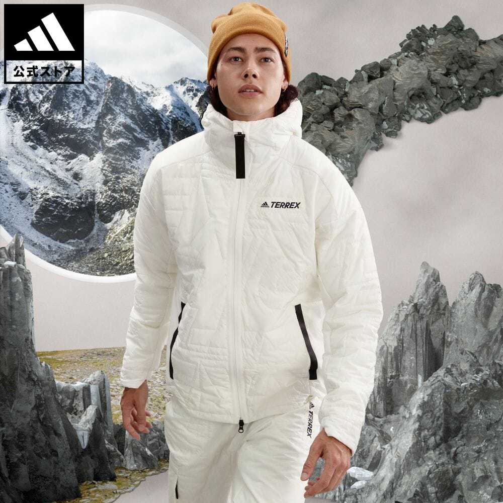 【【公式】アディダス adidas 返品可 アウトドア テレックス マイシェルター PrimaLoft フード付きパデッドジャケット  アディダス テレックス メンズ ウェア・服 アウター ジャケット GQ3697 adidas Online Shop 