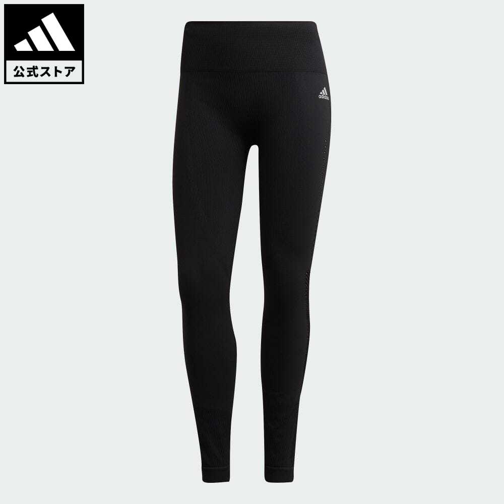 楽天市場 公式 アディダス Adidas 返品可 ランニング Aeroknit 7 8 ランニングタイツ レディース ウェア 服 ボトムス タイツ レギンス 黒 ブラック H スポーツウェア ランニングウェア レギンス Adidas Online Shop 楽天市場店