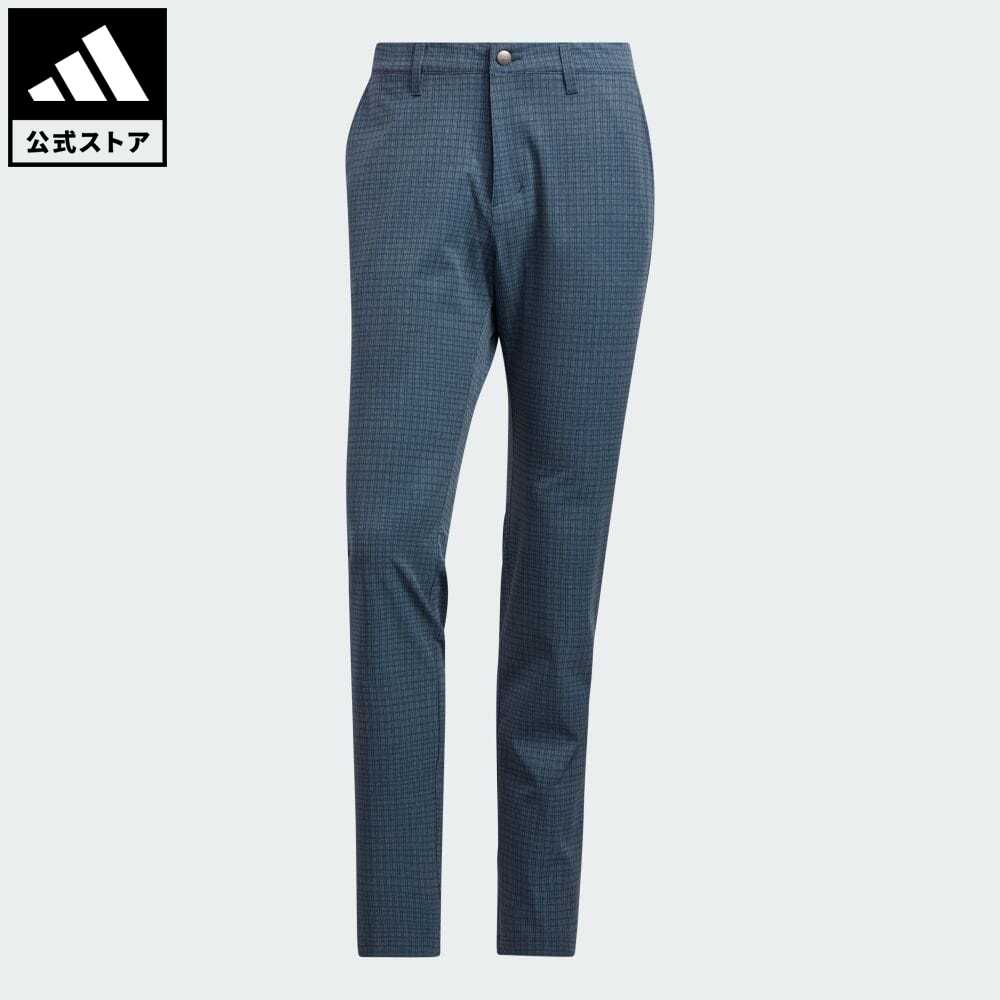 【公式】アディダス　adidas　返品可　メンズ　ブルー　ウェア・服　ストレッチ　パンツ　青　ボトムス　チェックロングパンツ　ULTIMATE365　ゴルフ　GU5104