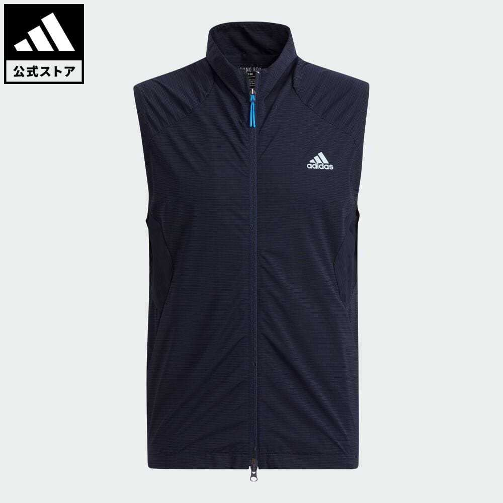 アディダス adidas WIND 返品可 撥水フルジップウインドベスト ゴルフ .RDY