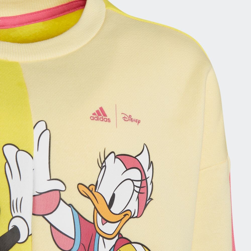 市場 公式 adidas Disney アディダス クルーネック スポーツウェア × デイジーダック スウェットシャツ 返品可