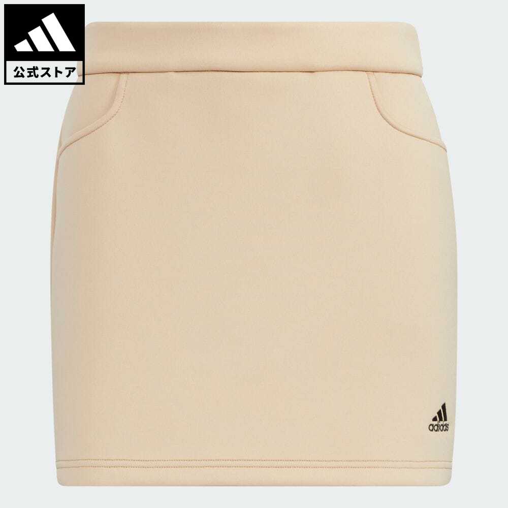 オンラインショップ ダンボールニット スカート adidas レディース 返品可 ベージュ 服 ストレッチスカート アディダス ボトムス ビック アディダスロゴ ゴルフ HC3766 ウェア ウェア