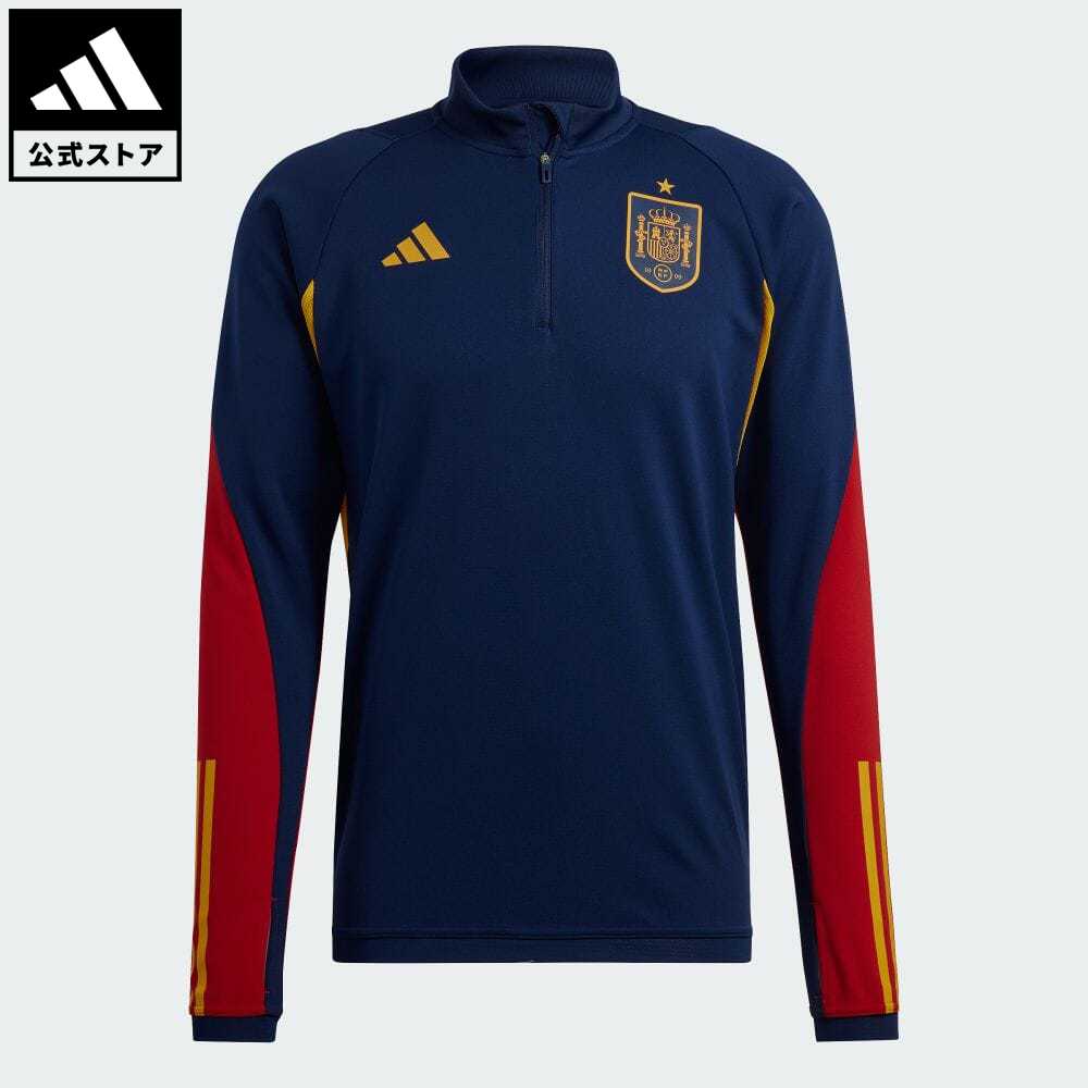 アディダス Adidas 返品可 サッカー スペイン代表 トレーニングトップ メンズ ウェア 服 トップス ジャージ 青 ブルー He ランキングtop5