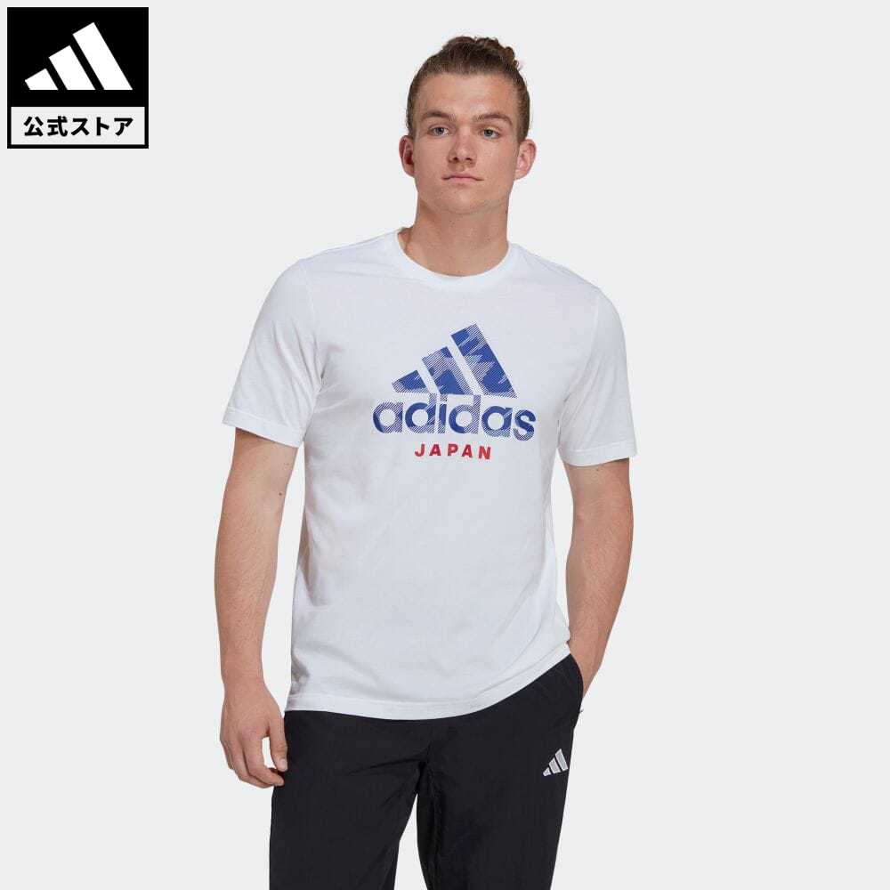 【公式】アディダス adidas 返品可 サッカー サッカー日本代表 2022 グラフィックTシャツ メンズ ウェア・服 トップス Tシャツ 白  ホワイト HG4196 半袖 eoss23ss | adidas Online Shop 楽天市場店