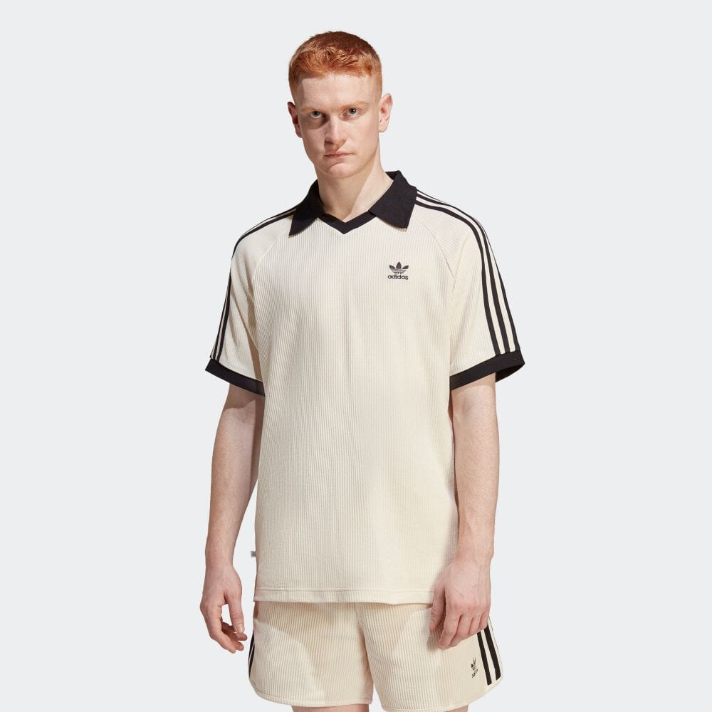 アディダス ワッフル ポロシャツ M 公式】アディダス adidas 返品可 アディカラー クラシックス