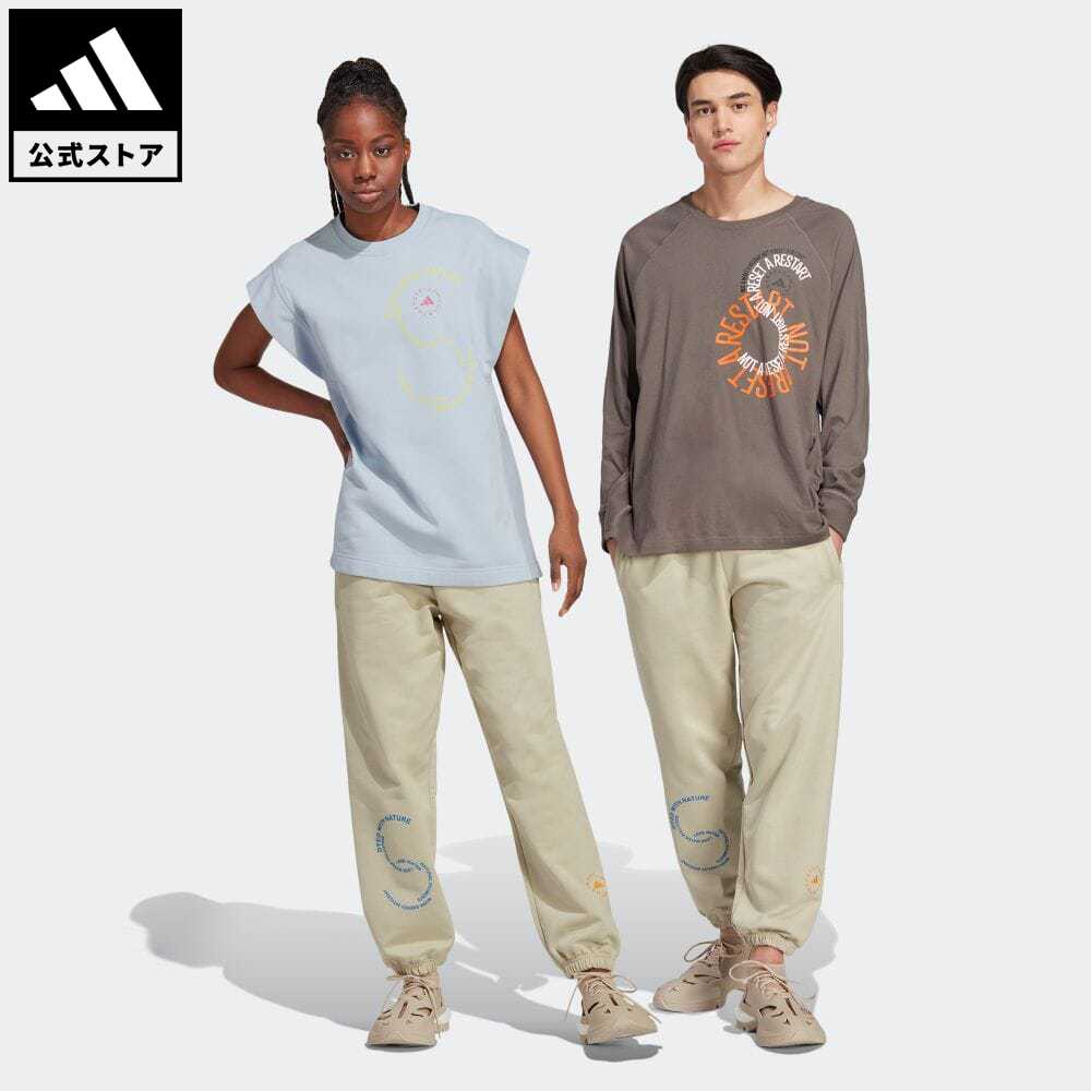 公式】アディダス adidas 返品可 adidas by Stella McCartney スポーツウェア  スウェットパンツ（ジェンダーニュートラル） バイ ステラ マッカートニー メンズ レディース ウェア・服 ボトムス スウェット（トレーナー） パンツ  イエロー IA7722 スウェット