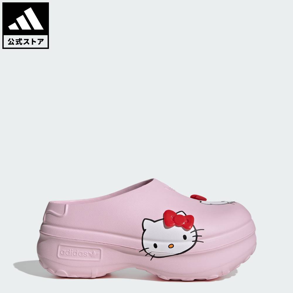 【1,000円OFFクーポン対象 12/04 20:00〜12/11 01:59】【公式】アディダス adidas 返品可 ライフスタイル Adifom スタンスミス ハローキティ ミュール / Adifom Stan Smith Hello Kitty Mules オリジナルス レディース シューズ・靴 サンダル＆ビーチサンダル ピンク IG4446画像