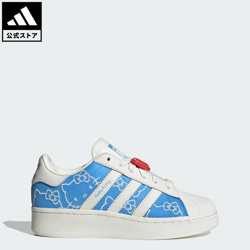 【1,000円OFFクーポン対象 12/04 20:00〜12/11 01:59】【公式】アディダス adidas 返品可 ライフスタイル スーパースター XLG ハローキティ / Superstar XLG Hello Kitty オリジナルス レディース シューズ・靴 スニーカー 青 ブルー IG4477 ローカット画像