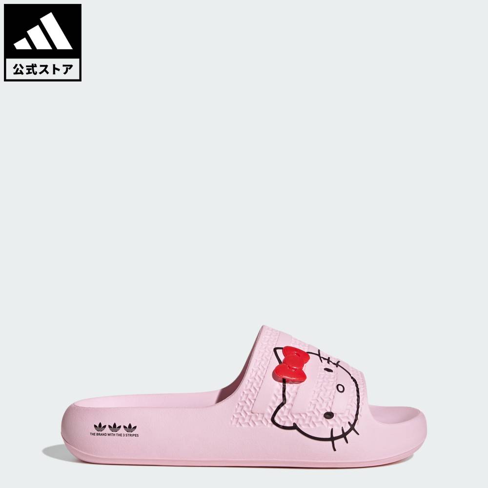 【公式】アディダス adidas 返品可 ライフスタイル アディレッタ Ayoon ハローキティ サンダル / Adilette Ayoon Hello Kitty Slides オリジナルス レディース シューズ・靴 サンダル＆ビーチサンダル ピンク IH2680画像