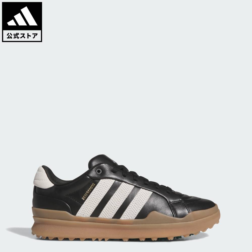 【ポイント10倍 04/14 20:00～04/20 23:59】 【公式】アディダス adidas 返品可 ゴルフ レトロクロス グリップモア スパイクレス ゴルフ / RETROCROSS GRIPMORE SPIKELESS GOLF パフォーマンス メンズ シューズ・靴 スニーカー 黒 ブラック JR1900 【PT】