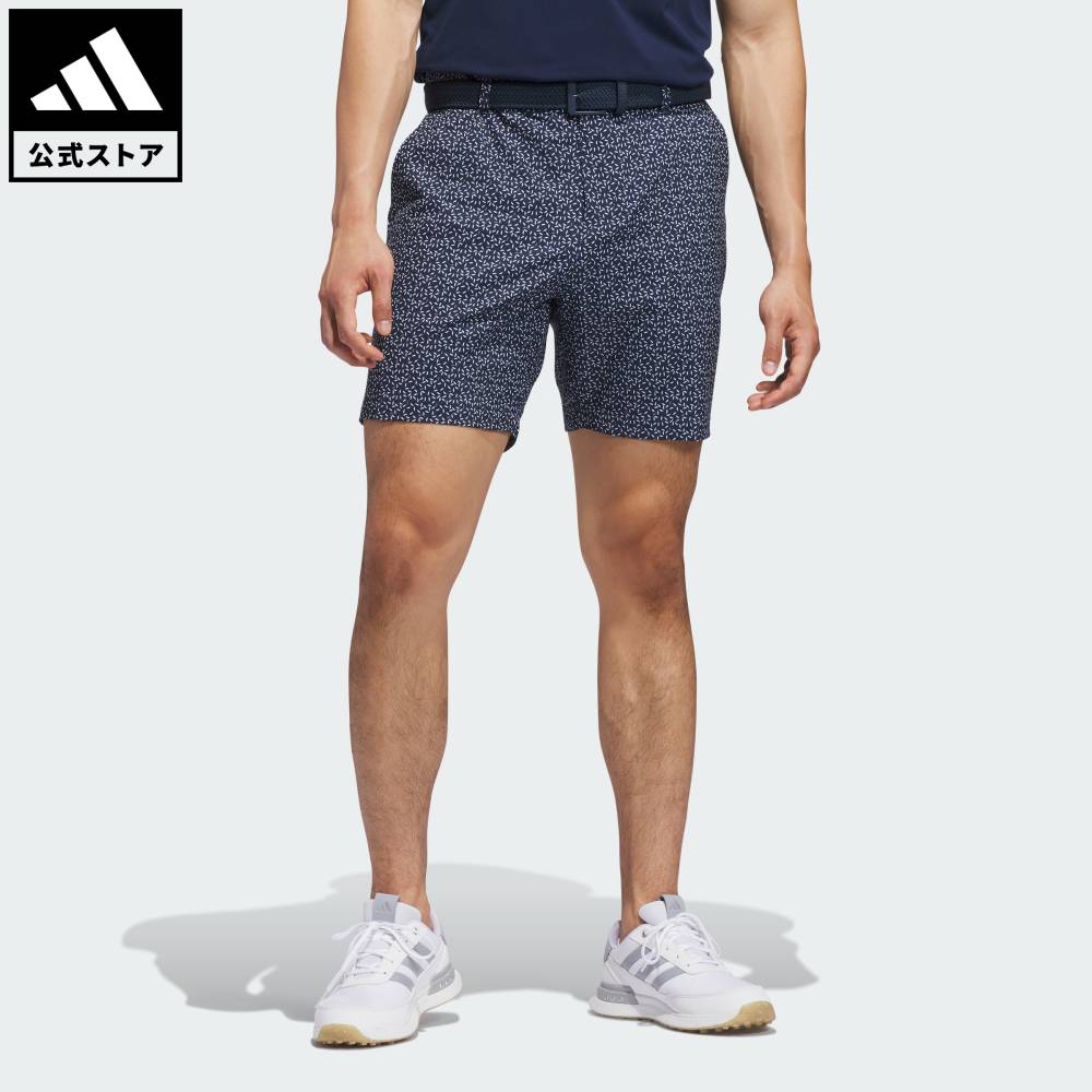 【公式】アディダス adidas 返品可 ゴルフ アルティメット365 7インチ プリント ショーツ パフォーマンス メンズ ウェア・服 ショートパンツ・短パン 青 ブルー KF3231