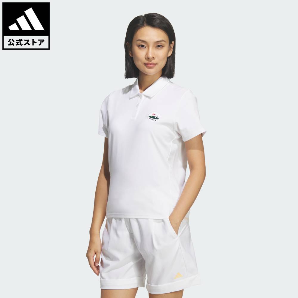 【公式】アディダス adidas 返品可 ゴルフ ツイストニット 半袖シャツ パフォーマンス レディース ウェア・服 ポロシャツ 白 ホワイト KA4303