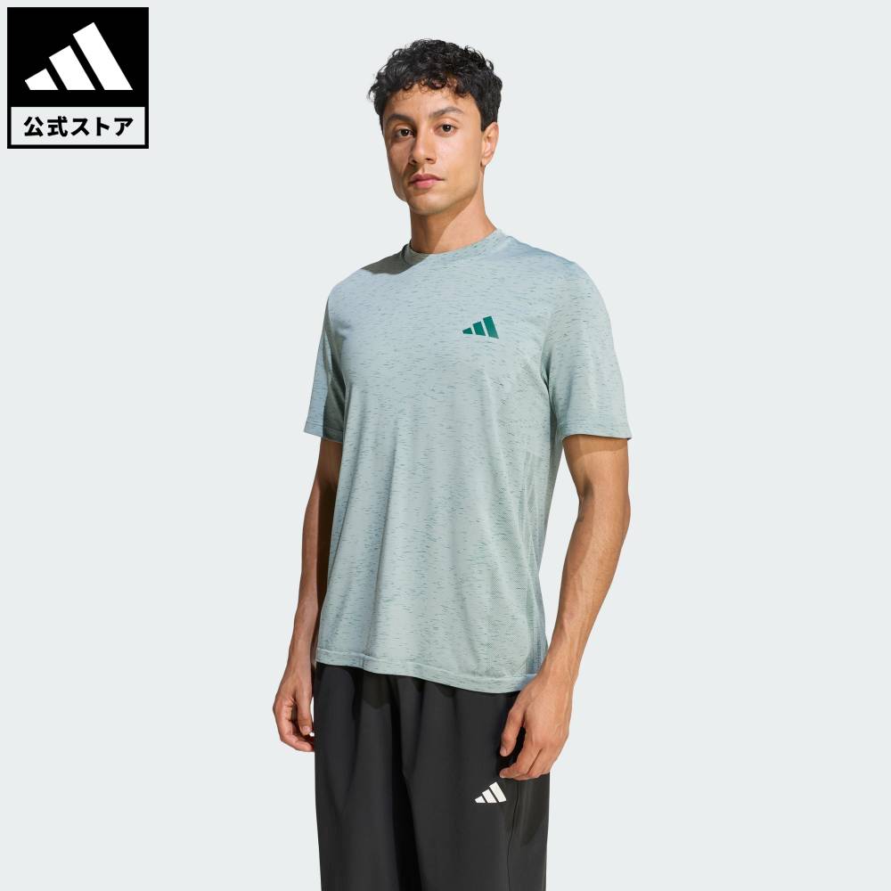 【楽天市場】【公式】アディダス adidas 返品可 ジム・トレーニング ワークアウト エッセンシャルズ シームレス Tシャツ パフォーマンス ...