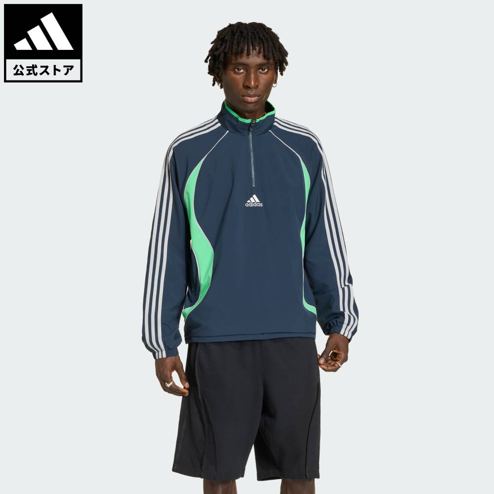 【公式】アディダス adidas 返品可 ライフスタイル チームガイスト ハーフジップ スウェットシャツ オリジナルス メンズ ウェア・服 スウェット（トレーナー） 青 ブルー KE2760 10,989円