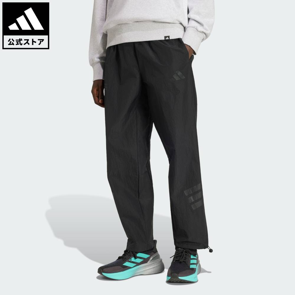 【公式】アディダス adidas 返品可 モータースポーツ MERCEDES AMG PETRONAS F1 チーム ナイト ウーブンパンツ パフォーマンス メンズ ウェア・服 ボトムス 黒 ブラック KE5961