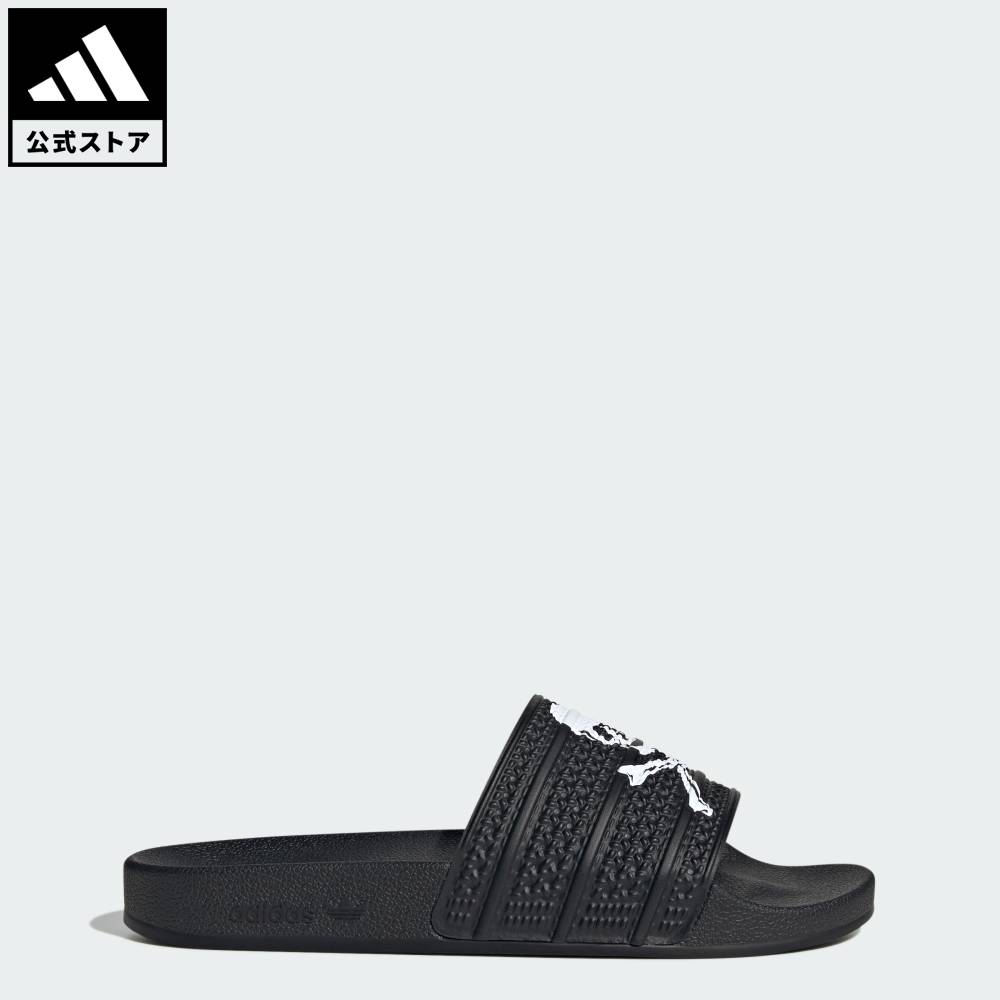 【公式】アディダス adidas 返品可 ライフスタイル アディレッタ / ADILETTE オリジナルス ユニセックス シューズ・靴 サンダル&ビーチサンダル 黒 ブラック KI5853