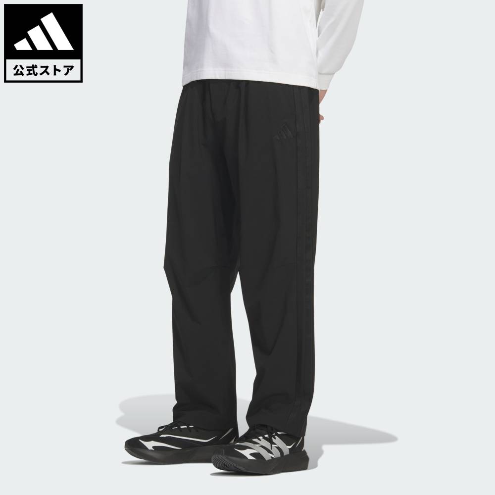【公式】アディダス adidas 返品可 ライフスタイル 軽パン ストレッチコミュータールーズテーパードパンツ スポーツウェア メンズ ウェア・服 ボトムス 黒 ブラック KV4694 7,040円