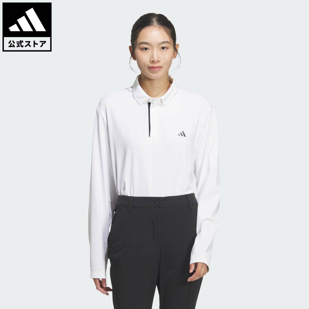 【公式】アディダス adidas 返品可 ゴルフ アルティメット365 ツアー 長袖 ポロシャツ パフォーマンス レディース ウェア・服 ポロシャツ 白 ホワイト KD7233