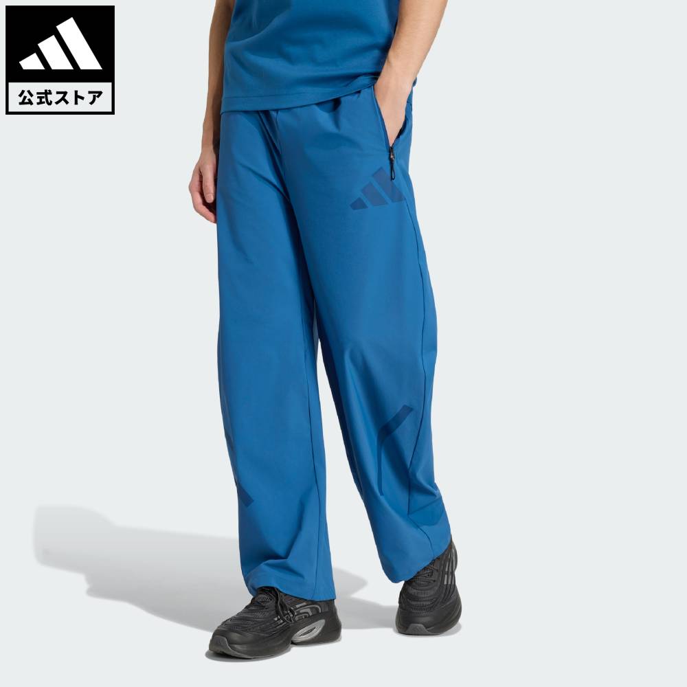 【公式】アディダス adidas 返品可 ライフスタイル アディダス Z.N.E.ウーブン パンツ スポーツウェア メンズ ウェア・服 ボトムス 青 ブルー KF0577
