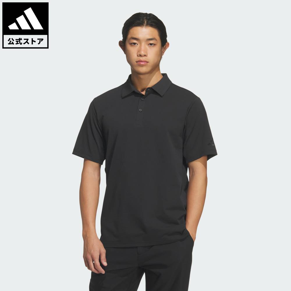 【公式】アディダス adidas 返品可 ライフスタイル プレミアム レギュラーフィット ポロシャツ スポーツウェア メンズ ウェア・服 ポロシャツ 黒 ブラック KF9145