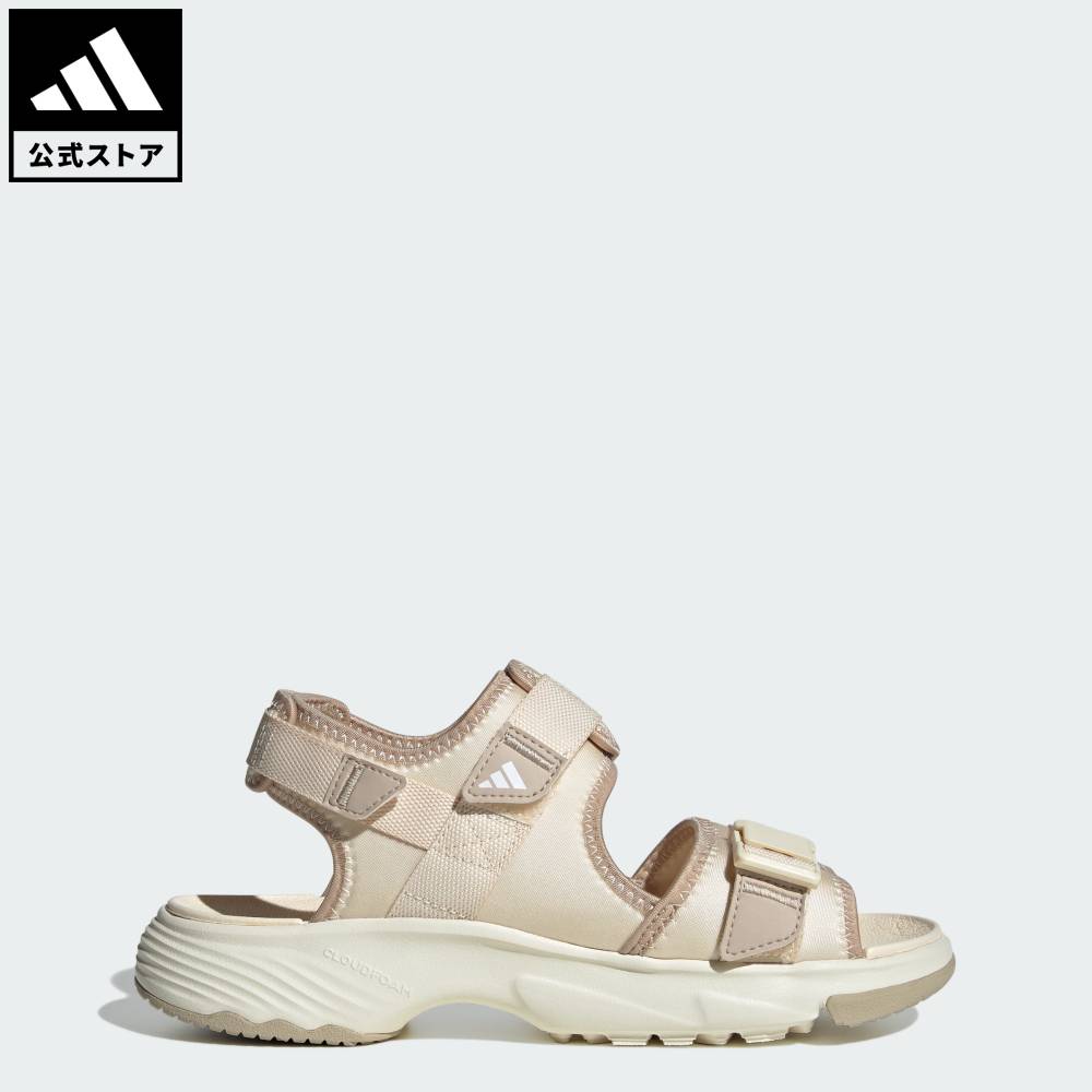 【公式】アディダス adidas 返品可 ライフスタイル ライフスタイル サンダル / LIFESTYLE SANDAL スポーツウェア ユニセックス シューズ・靴 サンダル＆ビーチサンダル 白 ホワイト KI2374 6,600円