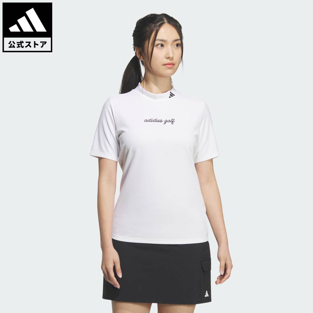 【公式】アディダス adidas 返品可 ゴルフ クライマクール モックネック 半袖シャツ パフォーマンス レディース ウェア・服 ポロシャツ 白 ホワイト KA4299 6,688円
