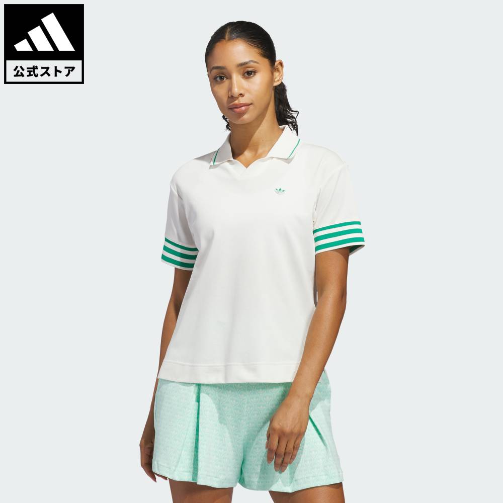 【ポイント10倍 07/15 00:00~07/26 01:59】 【公式】アディダス adidas 返品可 ゴルフ オリジナルス スリーストライプス ポロシャツ パフォーマンス レディース ウェア・服 ポロシャツ 白 ホワイト KB8601 【PTU】|adidas Online Shop 店