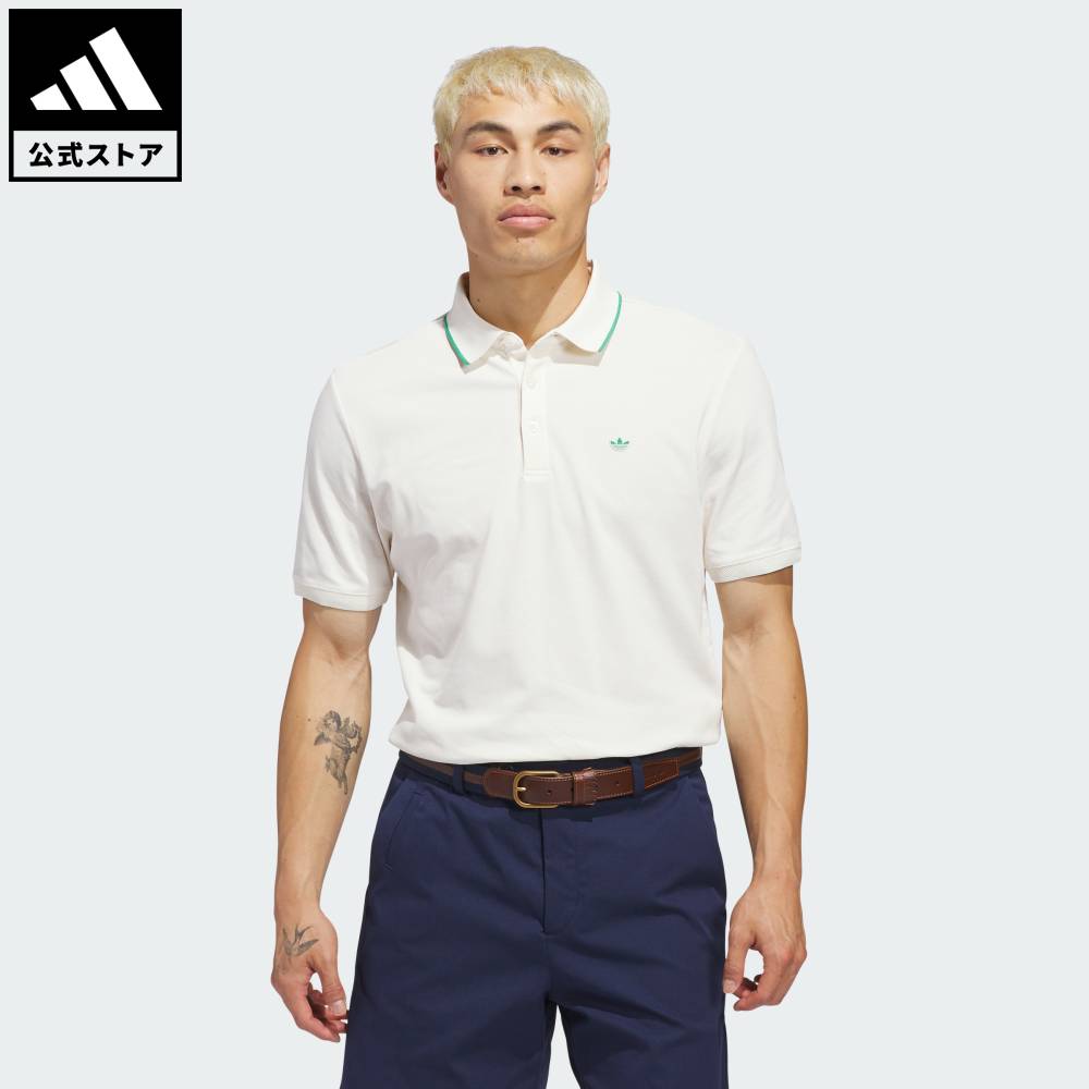 【ポイント10倍 07/15 00:00~07/26 01:59】 【公式】アディダス adidas 返品可 ゴルフ ツイストニット ワンポイントロゴ 半袖ポロ パフォーマンス メンズ ウェア・服 ポロシャツ 白 ホワイト KB8617 【PTU】|adidas Online Shop 店