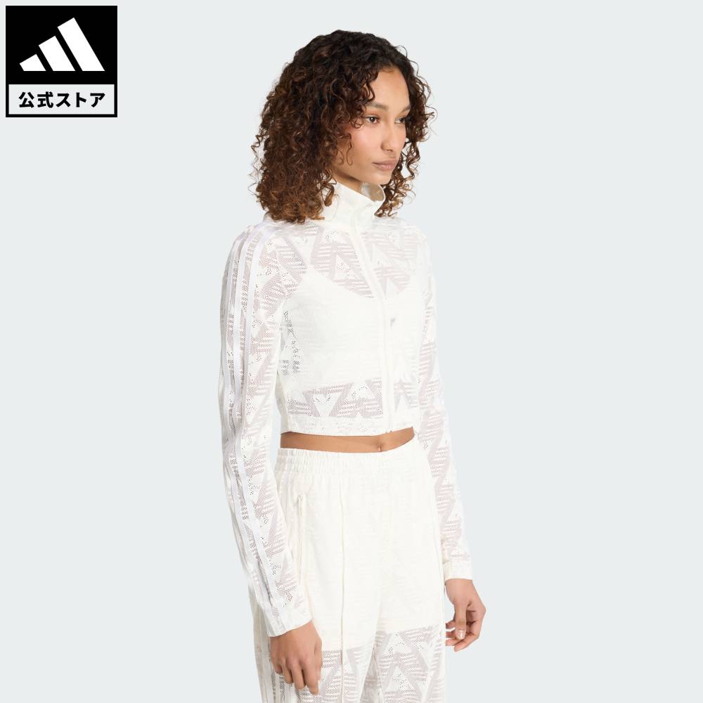 【公式】アディダス adidas 返品可 ライフスタイル ファイヤーバード クラシック レース トラックトップ オリジナルス レディース ウェア・服 ジャージ 白 ホワイト KE3451