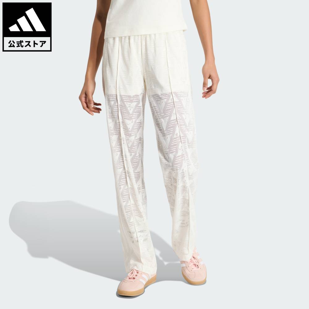 【公式】アディダス adidas 返品可 ライフスタイル ファイアーバード クラシック レース トラックパンツ オリジナルス レディース ウェア・服 ボトムス 白 ホワイト KE3455