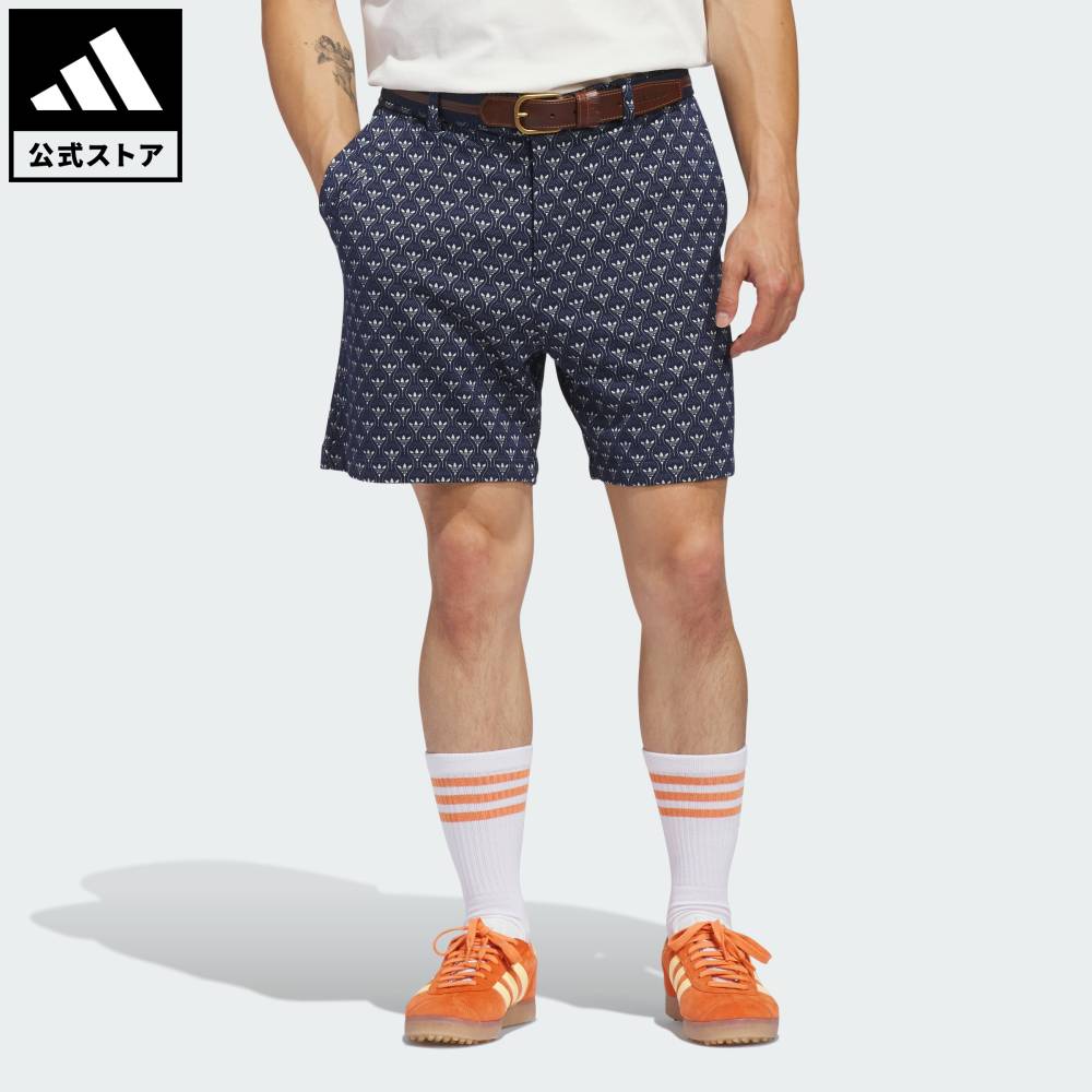 【公式】アディダス adidas 返品可 ゴルフ オリジナルス オールオーバー ショーツ オリジナルス メンズ ウェア・服 ショートパンツ・短パン 青 ブルー KE6136