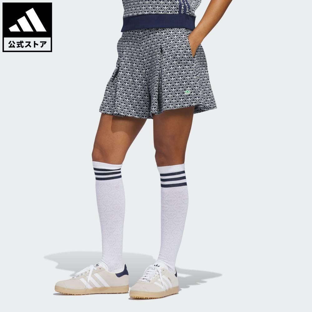 【ポイント10倍 07/15 00:00~07/26 01:59】 【公式】アディダス adidas 返品可 ゴルフ オリジナルス オールオーバー ショートパンツ パフォーマンス レディース ウェア・服 ショートパンツ・短パン 青 ブルー KE7778 【PTU】|adidas Online Shop 店