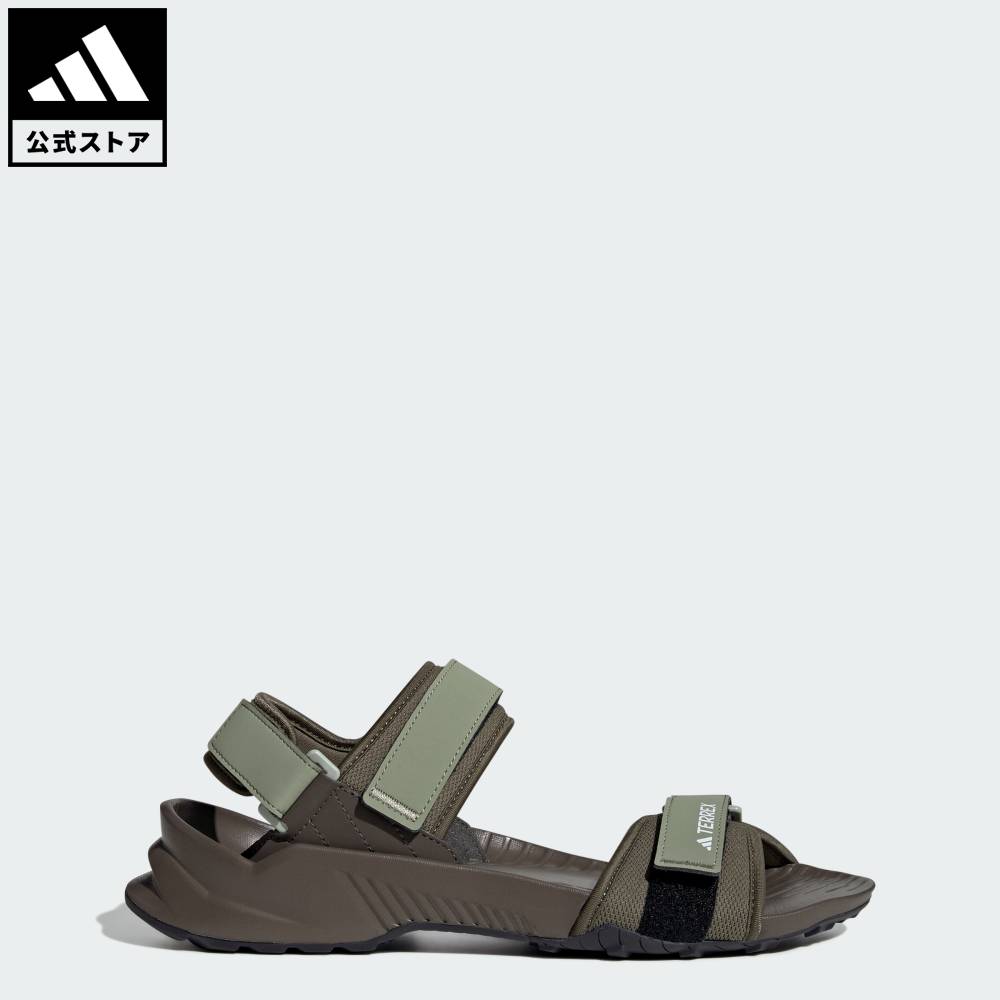 【公式】アディダス adidas 返品可 ハイキング テレックス Hydroterra サンダル / Terrex Hydroterra Sandals アディダス テレックス ユニセックス シューズ・靴 サンダル&ビーチサンダル 緑 グリーン JR8411