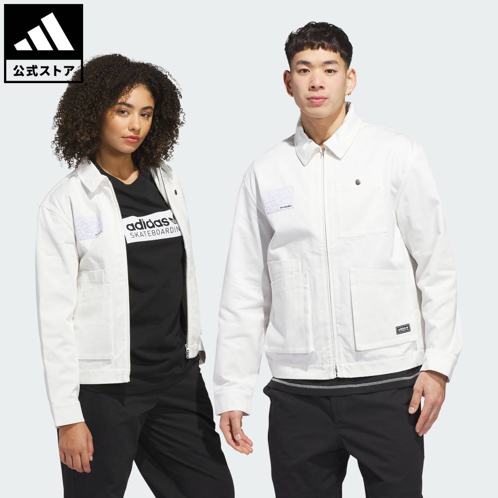 【ポイント20倍 07/15 00:00~07/26 01:59】 【公式】アディダス adidas 返品可 ライフスタイル スケートボーディング x マーク・ゴンザレス ジャケット オリジナルス ユニセックス ウェア・服 ジャケット 白 ホワイト KE1008 【PTU】|adidas Online Shop 店