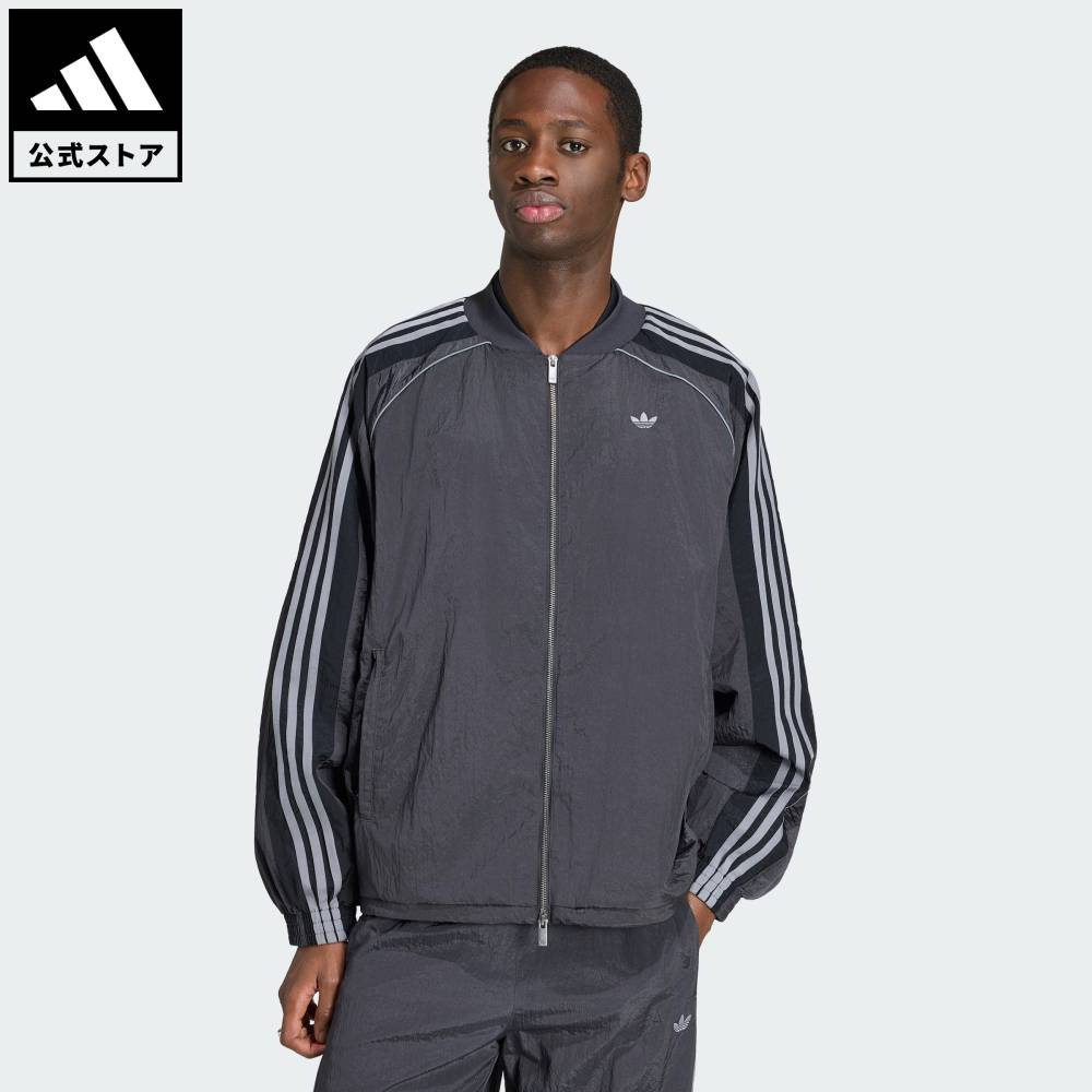 【公式】アディダス adidas 返品可 ライフスタイル ADILENIUM シーズン 5 トラックトップ オリジナルス メンズ ウェア・服 ジャージ 黒 ブラック KX4831｜adidas Online Shop 店
