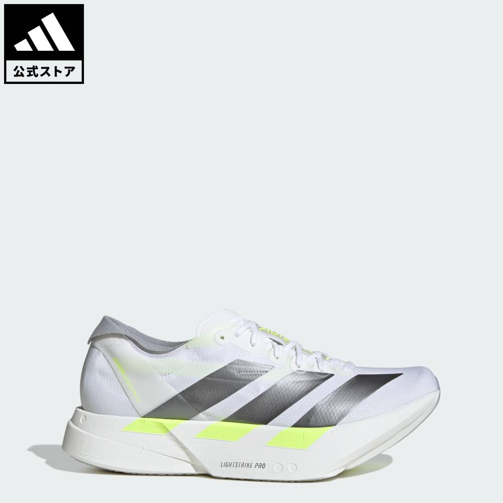 【公式】アディダス adidas 返品可 ソーシャルギフト対象 ランニング アディゼロ アディオス プロ 4 / ADIZERO ADIOS PRO 4 パフォーマンス メンズ シューズ・靴 スニーカー 白 ホワイト KJ7036｜adidas Online Shop 店